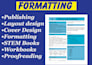 design and typeset stem workbooks and books for KDP